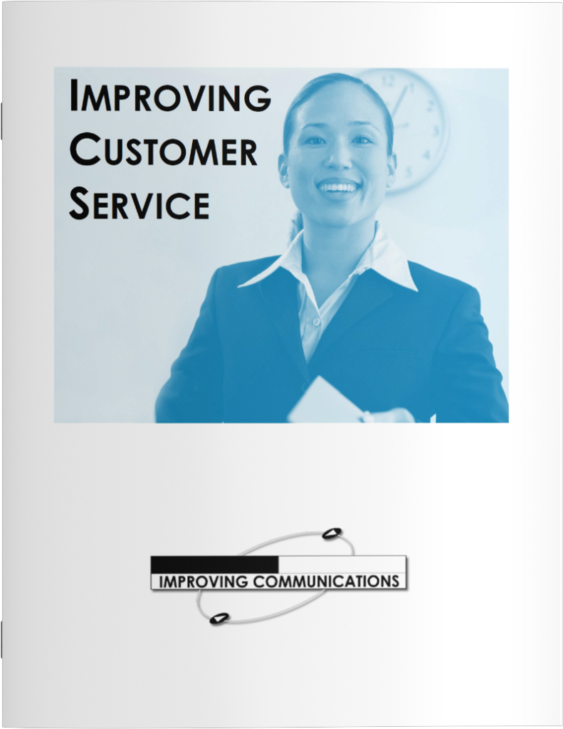 improving customer service course cover
