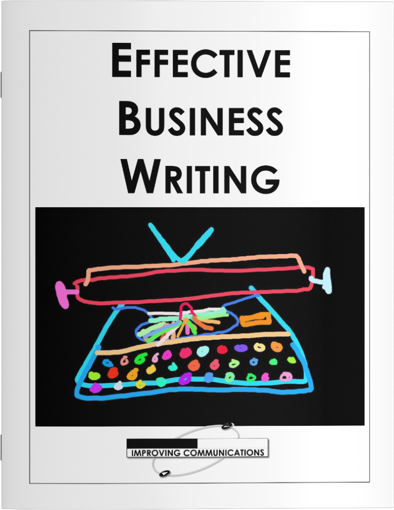 Effective Business Writing Online course and in person in New York City