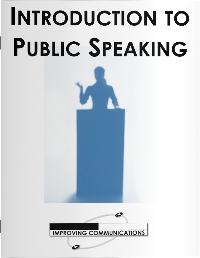 Introduction to Public Speaking workbook cover