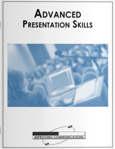Advanced Presentation Skills Course Cover