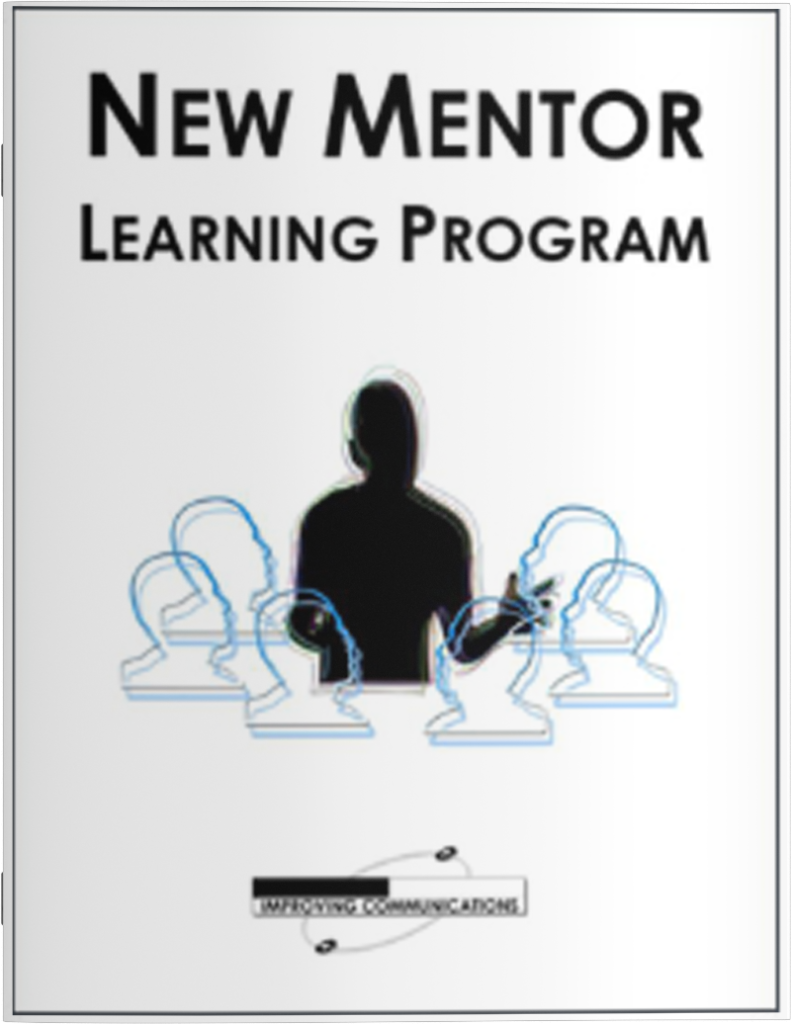New Mentor Learning Program - training manual cover